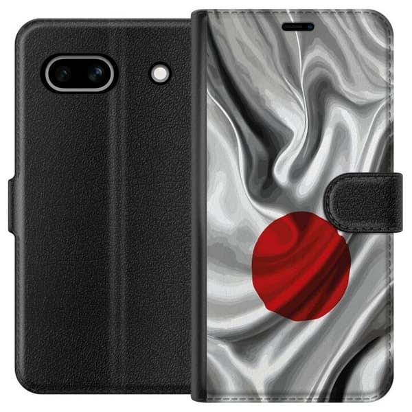 Kompatibel Tegnebogsetui til Google Pixel 7a Modern rumdesign med abstrakt planet
