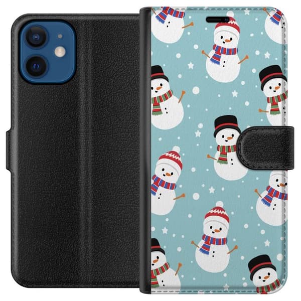 Yhteensopiva Lompakkokotelo Apple iPhone 12 mini Hyvää Joulua