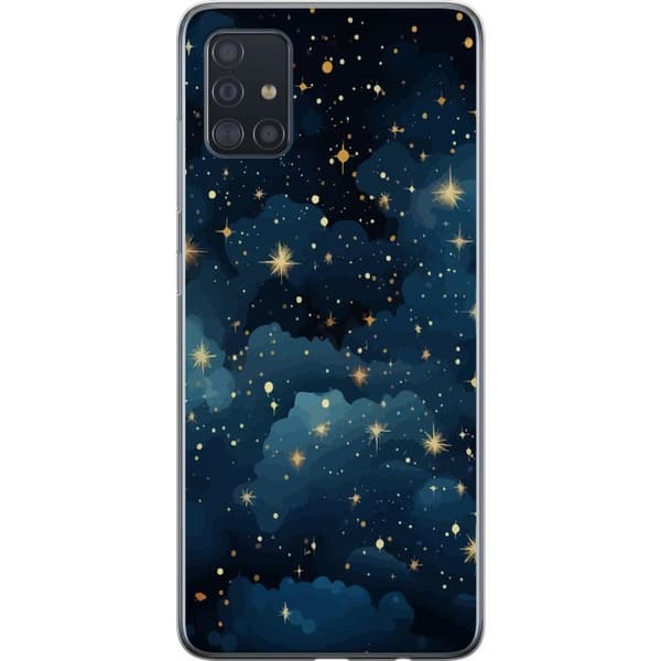 Kompatibelt Mobildeksel til Samsung Galaxy A51 Stjerner på himmelen