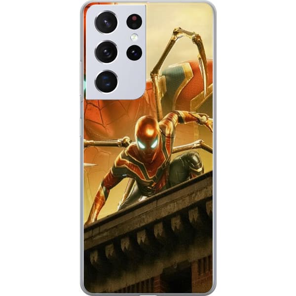 Kompatibelt Mobildeksel til Samsung Galaxy S21 Ultra 5G Spiderman