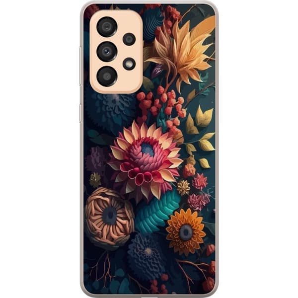 Kompatibel Mobilcover til Samsung Galaxy A33 5G Blommor