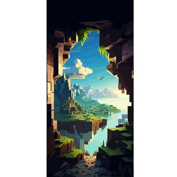 Yhteensopiva Lompakkokotelo Apple iPhone 13 Pro Minecraft