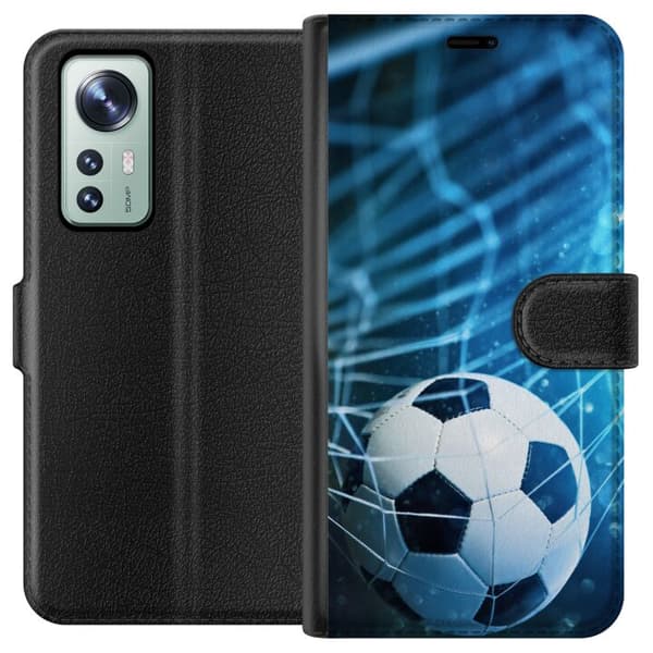 Kompatibel Tegnebogsetui til Xiaomi 12 VM Fodbold 2018