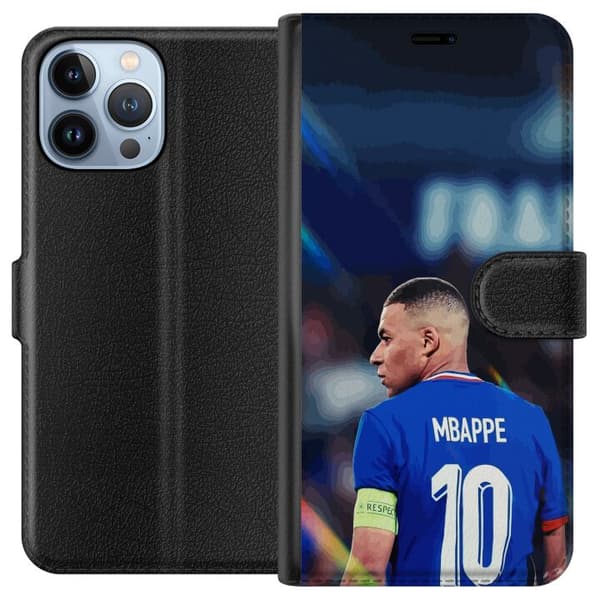 Kompatibel Tegnebogsetui til Apple iPhone 13 Pro Max Kylian Mbappé Frankrike