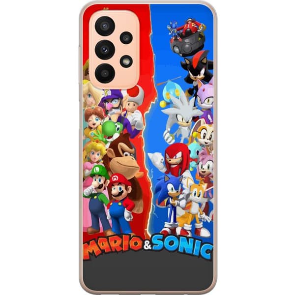 Kompatibelt Mobilskal till Samsung Galaxy A23 Super Mario