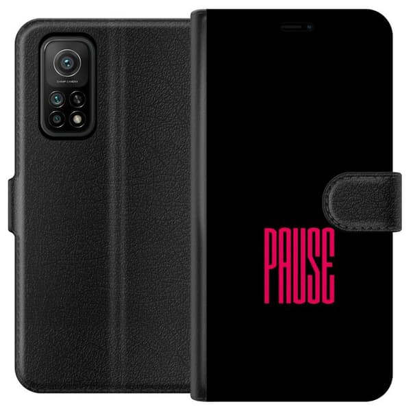 Kompatibelt Lommeboketui til Xiaomi Mi 10T Pro 5G Pause text