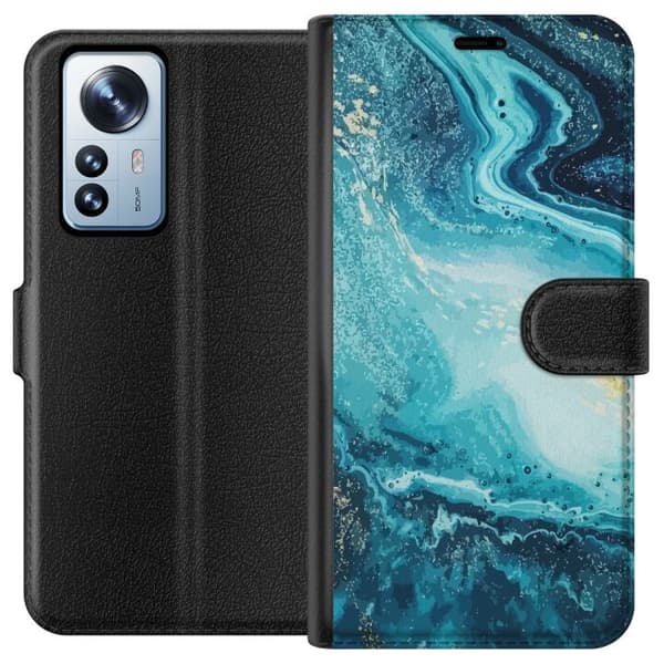 Kompatibel Tegnebogsetui til Xiaomi 12 Pro Kunstmønster