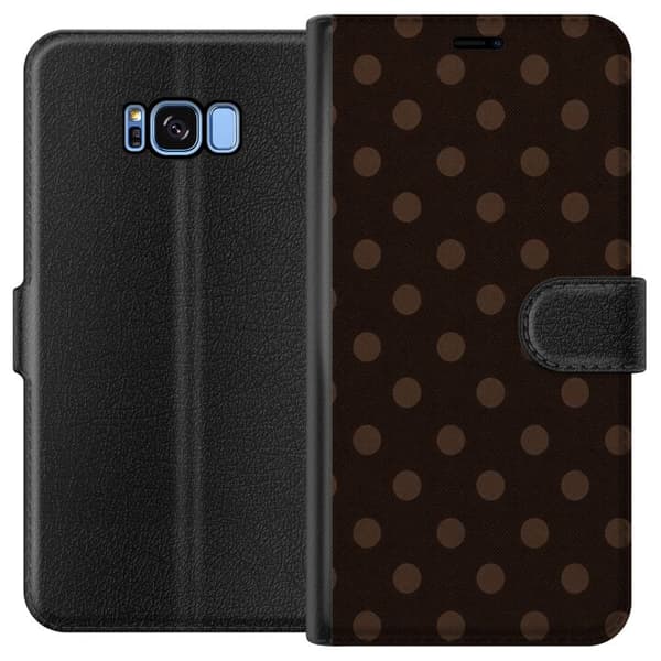 Kompatibelt Plånboksfodral till Samsung Galaxy S8 Mocha Pop