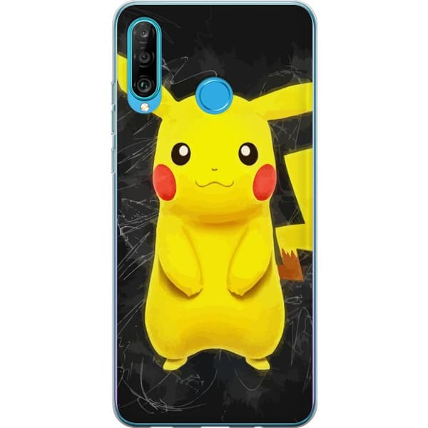 Kompatibelt Mobilskal till Huawei P30 lite Pokemon