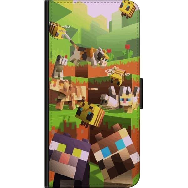 Kompatibel Tegnebogsetui til Motorola Moto G9 Play MineCraft