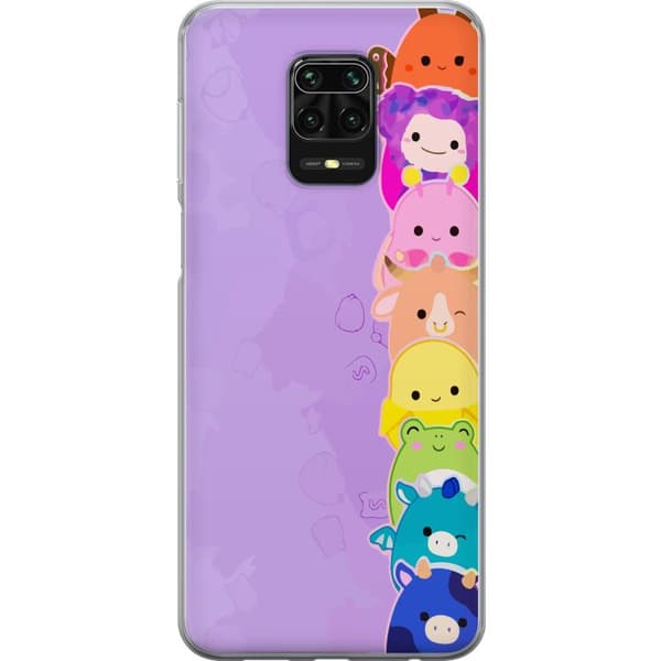 Kompatibelt Mobildeksel til Xiaomi Redmi Note 9S  Lekende illustrasjon med glade Dumpling Squishy-karakterer i regnbuefarger