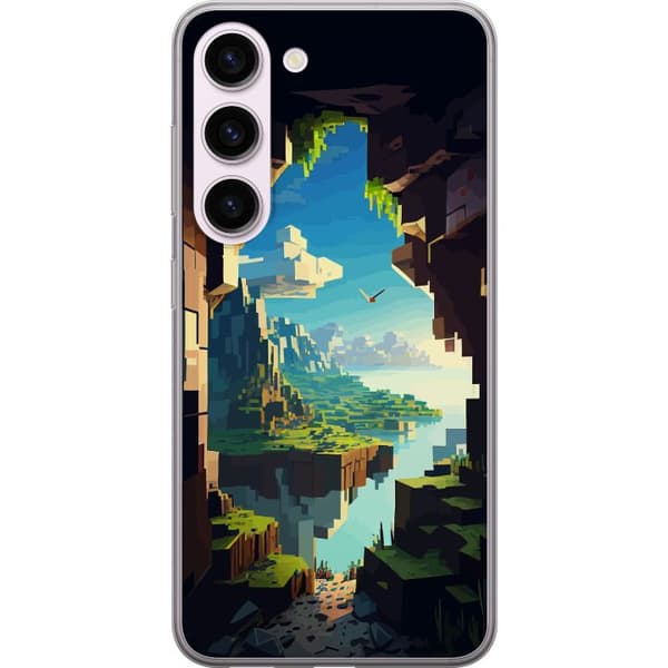 Kompatibelt Mobildeksel til Samsung Galaxy S23 Minecraft