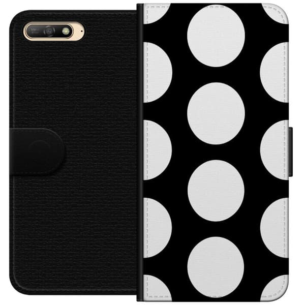 Kompatibel Tegnebogsetui til Huawei Y6 (2018) Mono Pop