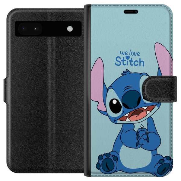 Kompatibel Tegnebogsetui til Google Pixel 6a Elsk Stitch