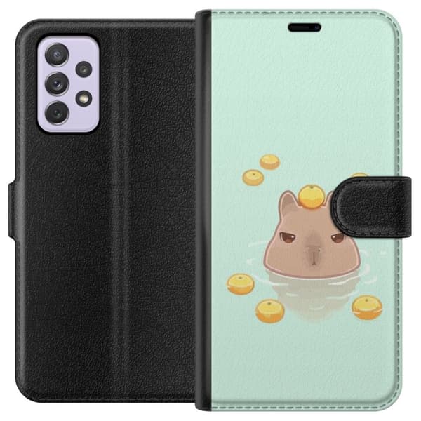 Kompatibelt Lommeboketui til Samsung Galaxy A52s 5G Capybara