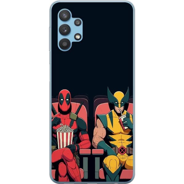 Kompatibelt Mobildeksel til Samsung Galaxy A32 5G Deadpool & Wolverine