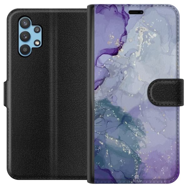 Kompatibelt Plånboksfodral till Samsung Galaxy A32 5G Marmor