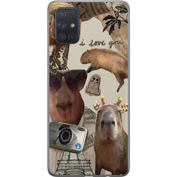 Kompatibelt Mobildeksel til Samsung Galaxy A71 Capybara