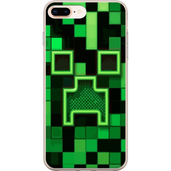 Kompatibelt Mobilskal till Apple iPhone 8 Plus Minecraft