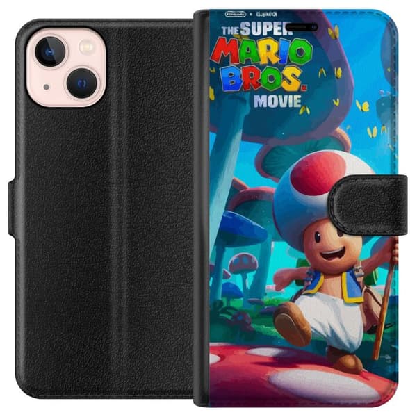 Kompatibelt Plånboksfodral till Apple iPhone 13 mini Super Mario Bros