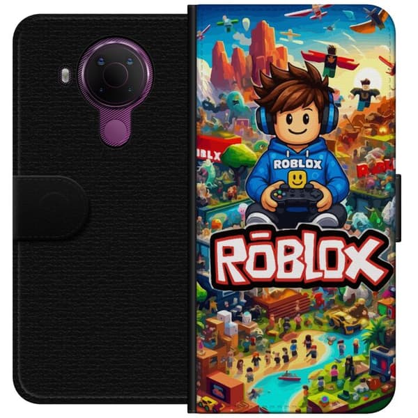 Kompatibelt Lommeboketui til Nokia 5.4 figurer