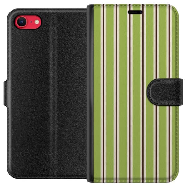 Kompatibelt Plånboksfodral till Apple iPhone SE (2020) Matcha Lines