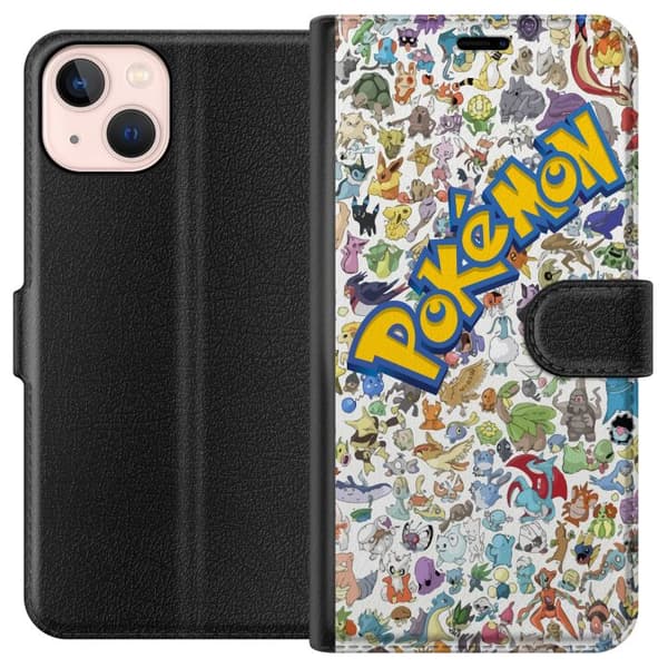 Kompatibelt Plånboksfodral till Apple iPhone 13 mini Pokemon