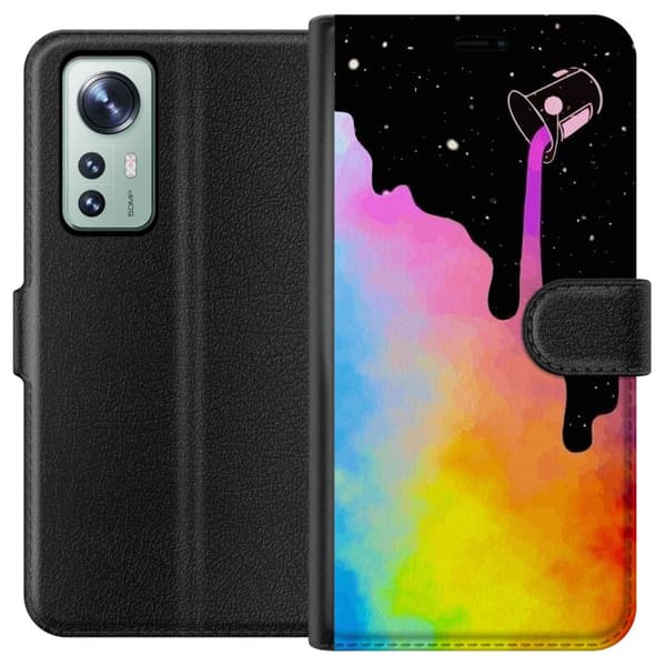 Kompatibel Tegnebogsetui til Xiaomi 12 Farve i Rummet