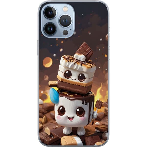 Kompatibelt Mobildeksel til Apple iPhone 13 Pro Max Søt dessertdesign med marshmallow
