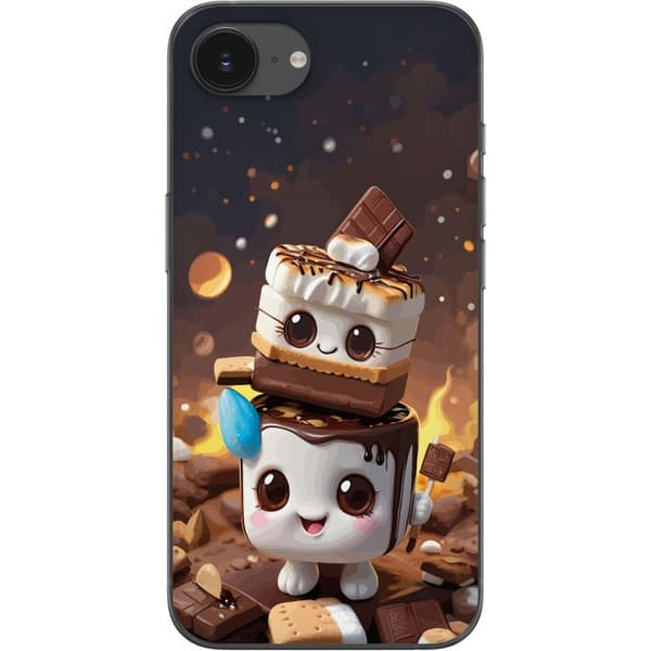 Kompatibelt Mobilskal till Apple iPhone 17e Sött dessertdesign med marshmallow