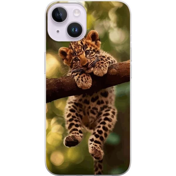 Kompatibel Mobilcover til Apple iPhone 14 LeopardCubTree
