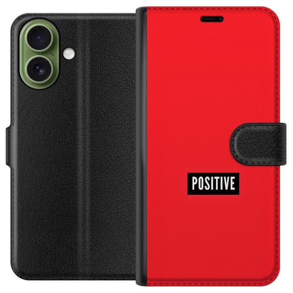 Kompatibelt Lommeboketui til Apple iPhone 17 Positive text