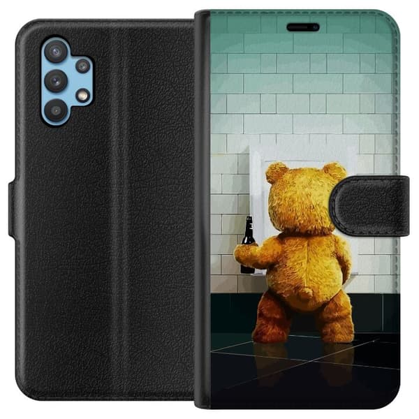 Kompatibelt Plånboksfodral till Samsung Galaxy A32 5G Full Björn