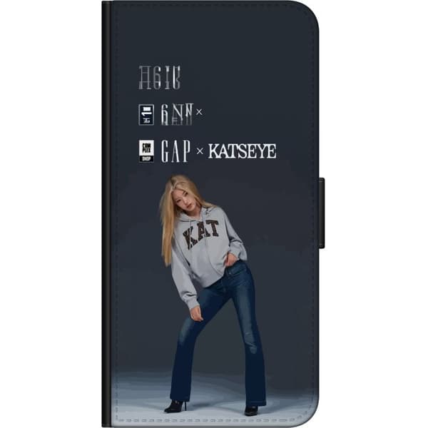 Kompatibel Tegnebogsetui til Huawei Y6 (2019) KATSEYE blond modebild