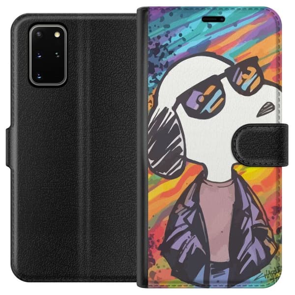 Kompatibelt Plånboksfodral till Samsung Galaxy S20+ Snobben Snoopy
