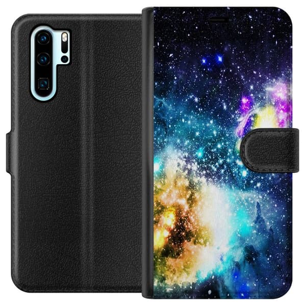 Kompatibel Tegnebogsetui til Huawei P30 Pro Galakse