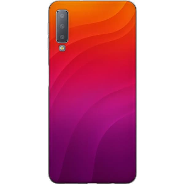 Kompatibelt Mobildeksel til Samsung Galaxy A7 (2018) Sunset Waves