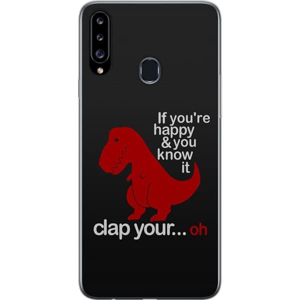 Kompatibelt Mobilskal till Samsung Galaxy A20s Dinosaurie