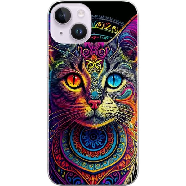 Kompatibelt Mobilskal till Apple iPhone 14 Katt