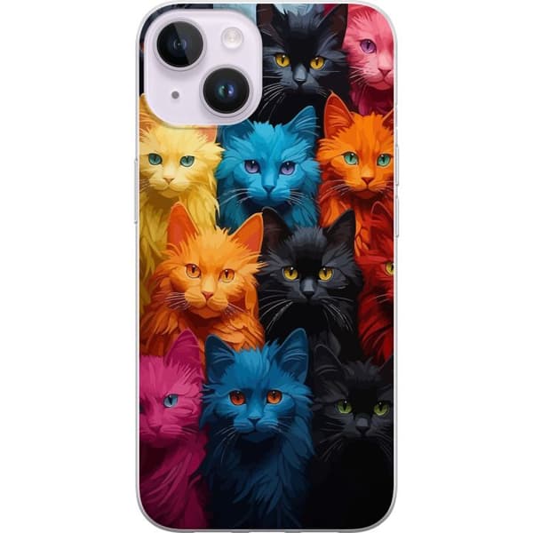 Kompatibel Mobilcover til Apple iPhone 14 Katte