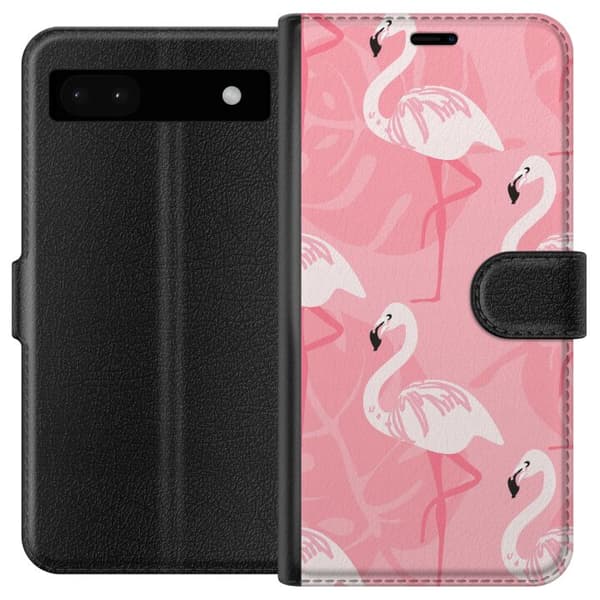 Kompatibel Tegnebogsetui til Google Pixel 6a Flamingo