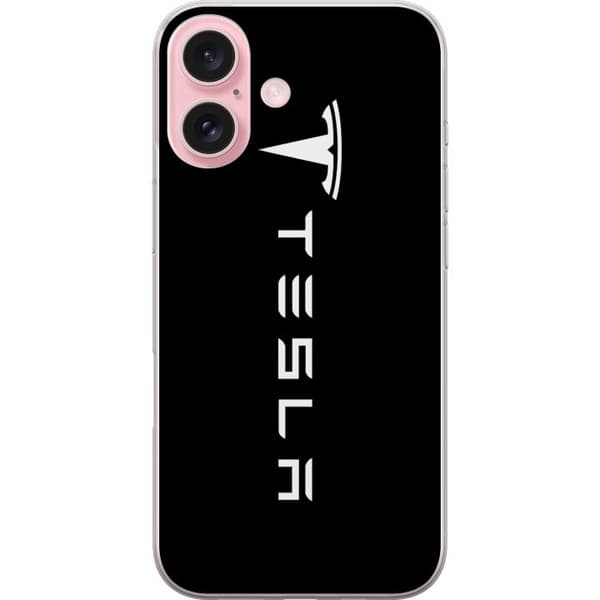 Kompatibelt Mobildeksel til Apple iPhone 16 Tesla