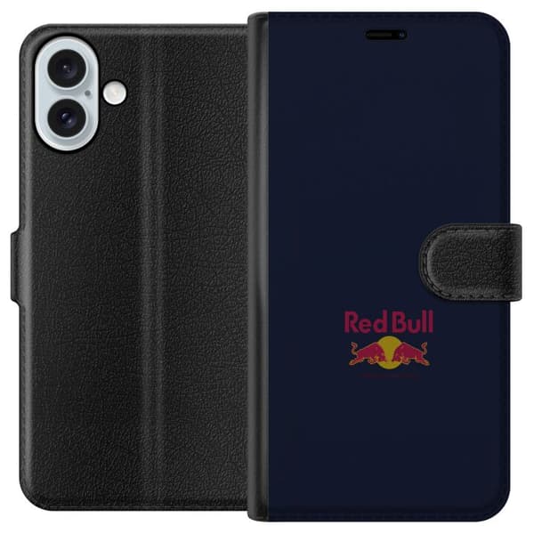 Kompatibelt Lommeboketui til Apple iPhone 16 Plus Sleek racinginspirert design