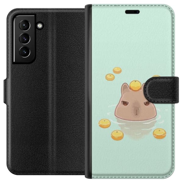 Kompatibelt Plånboksfodral till Samsung Galaxy S21+ 5G Capybara