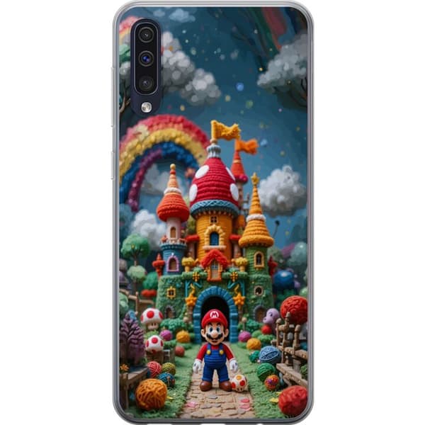 Kompatibelt Mobildeksel til Samsung Galaxy A50 Super Mario-inspirert eventyrtema