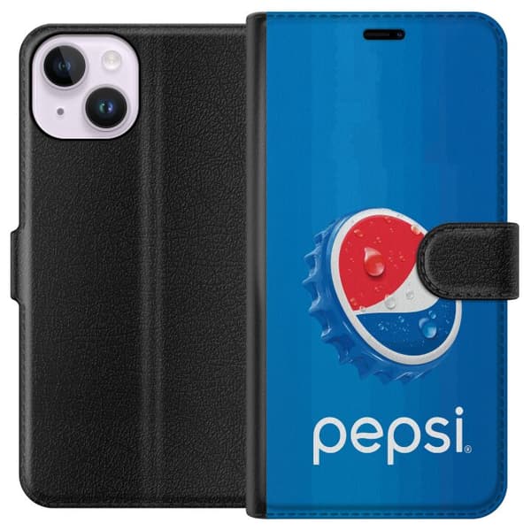 Kompatibel Tegnebogsetui til Apple iPhone 14 Moderne drikke-inspireret design