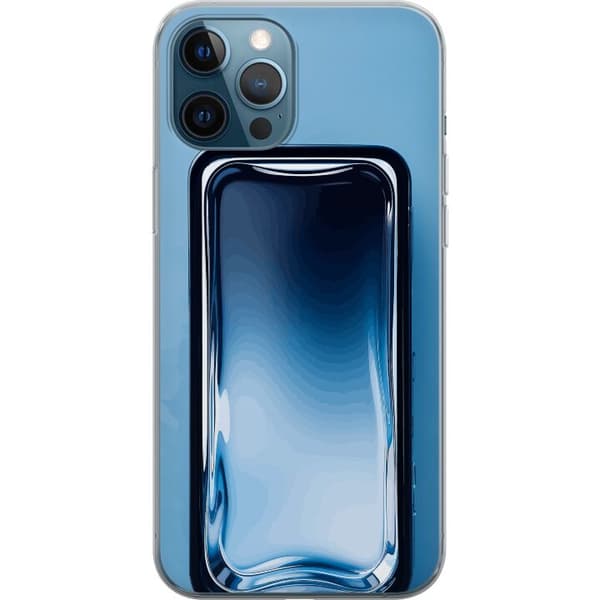 Yhteensopiva Puhelinkuori Apple iPhone 12 Pro Blå glaseffekt