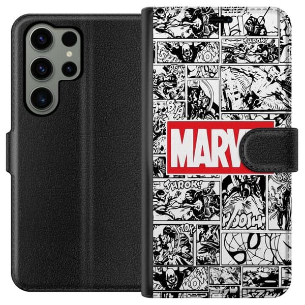 Kompatibel Tegnebogsetui til Samsung Galaxy S23 Ultra Marvel