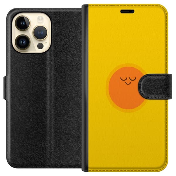 Kompatibelt Lommeboketui til Apple iPhone 15 Pro Max Sovande solfigur