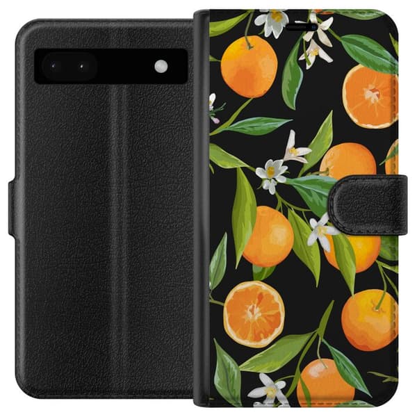 Kompatibelt Plånboksfodral till Google Pixel 6a Orange Juice